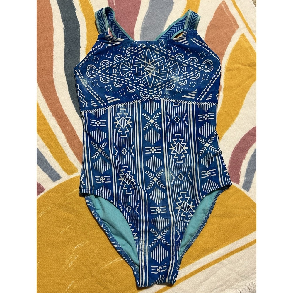 Kids Breaking Waves Swim Suit One Piece Size 7